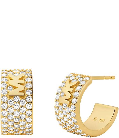 michael kors gold hoops